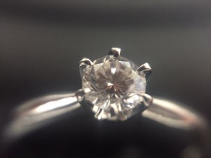 ダイヤモンドリング買取りました。福山市、大吉サファ福山店です。