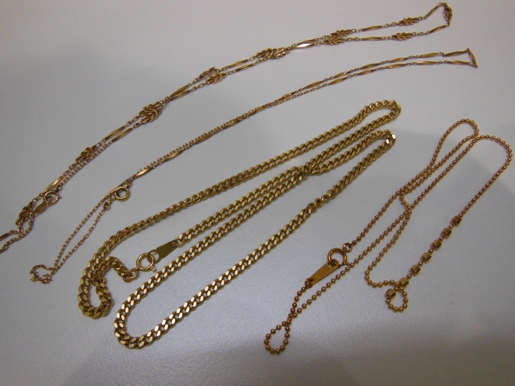 金のネックレスをお買取しました。豊田市の買取は大吉 豊田店へ!