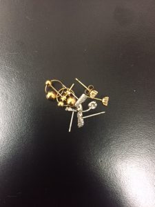 大吉センター北店|川崎市にお住まいのお客様より18金/プラチナピアスを買取しました。地域No.1高価買取宣言中!