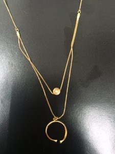 センター北にお住まいのお客様から18金ネックレスを買取りしています。|大吉センター北店