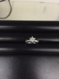 大吉 横須賀中央店 ダイヤ付きプラチナリング買取ました