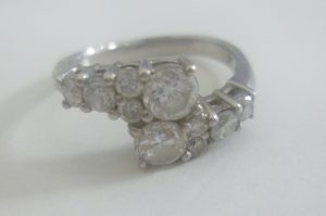 Pt850リング　メレD1.00ｃｔ (2)