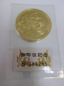 御即位記念 10万円金貨のお買取は大吉上福岡店にお任せください!