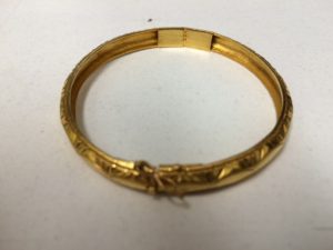 金ブレスレットを買い取りました。大吉中野店です。