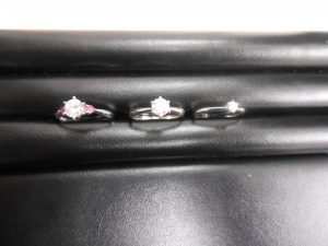 ダイヤのリングをJR八尾店で買取させて頂きました。
