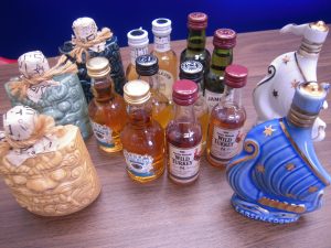 お酒 古酒 洋酒 ミニボトル ウィスキー ブランデー コニャック バーボン