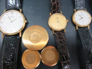 De Ville　オメガデビル　クオーツ腕時計をお買取りさせて頂きました。