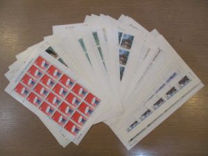 大吉 武蔵小金井店 切手 シートの画像です。