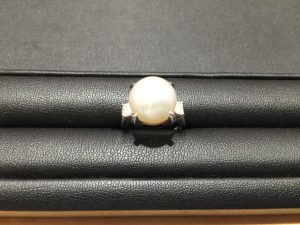 パール付リングを買取した大吉東急プラザ新長田店です!