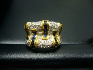 サファイアリングのお買取りなら天神橋筋商店街の大吉へ