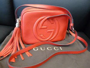 赤い素敵なグッチのショルダーお買取いたしました。買取専門店大吉ゆめタウン中津店です。
