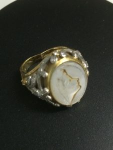 プラチナカメオリング