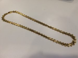 金のネックレスをお買取りしました。西宮市の大吉 フレンテ西宮店