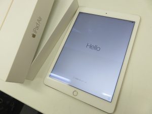 ipad Air2 ゴールドをお買取りさせて頂きました。