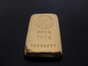 伊勢崎市のお客様より金インゴットを買取ました!