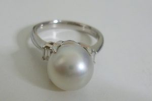 Pt900リング パール メレD0.20ct 8 (2)