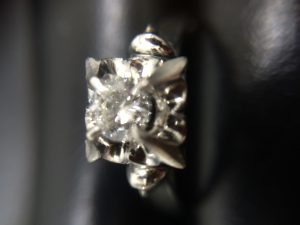 ブランド貴金属ダイヤ付リング