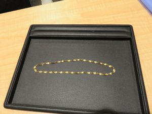 K18ネックレスをお買い取りしました。
