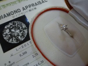 ダイヤモンドリングお買取しました。愛知県大吉イトーヨーカドー犬山キャスタ店