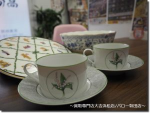 ブランド 食器 カップ ソーサー 皿 Dior ナルミ ジノリ マイセン　買取 浜松