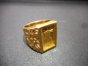 芦北水俣の皆さんこんにちは!ゴツイ指輪をお買取り!大吉ゆめタウン八代店