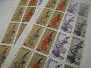 茅ヶ崎にお住まいのお客様より切手シートを買取しました。地域No.1高価買取宣言中!