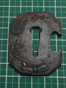 刀の鍔 素材不明