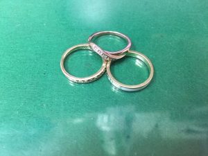 金のリングをお買取致しました買取専門店大吉大和店です