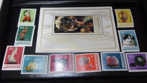 中国切手 1978 T29 10種完 工芸美術小型シート