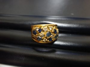 大吉 調布店で買取した金のデザインリング