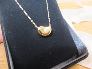 ブランド貴金属K１８金ティファニーネックレス