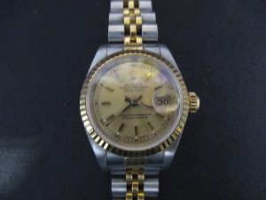 下曽根駅前、大吉サニーサイドモール小倉店で買取りましたROLEXの時計の画像です