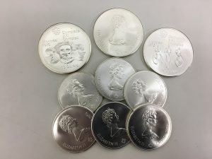 モントリオールオリンピック銀貨をお買取しました。記念コインもお買取中の大吉久留米店です！