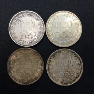 東京オリンピック1000円銀貨をお買取!大吉久留米店です!
