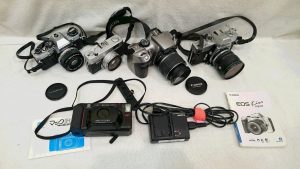 フィルムカメラをまとめてお買取り!買取専門店 大吉 イオンタウン仙台泉大沢店です。