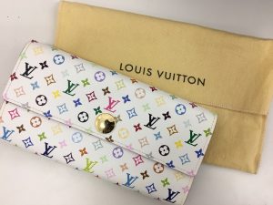 ルイヴィトンマルチカラーの長財布をお買取しました!大吉久留米店です!