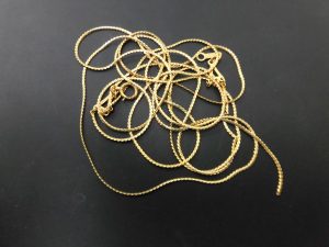 金のネックレスのお買取がありました　大吉伊丹店