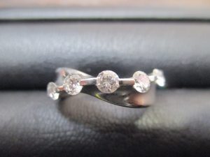 小倉南区、大吉サニーサイドモール小倉店で買取りましたダイヤリングの画像です