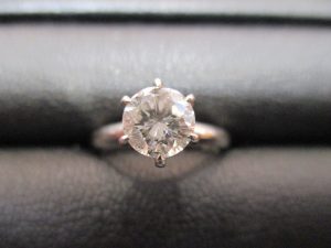 小倉南区、大吉サニーサイドモール小倉店で買取りましたダイヤリングの画像です