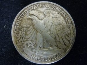 外国銭　ウォーキングリバティーコインお買取りしました。福岡市大吉七隈四ツ角店