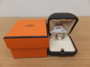 ブランド貴金属リングエルメスシルバーSV925
