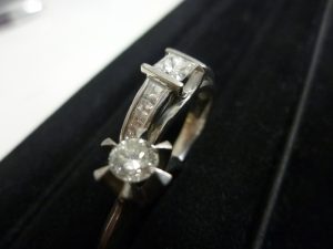 ダイヤモンドリングお買取りしました。福岡市城南区大吉七隈四ツ角店