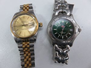 ローレックス・タグホイヤ紳士腕時計をお買取りさせて頂きました。