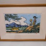 滝平二郎 郷愁の四季 夏 入道雲　木版画