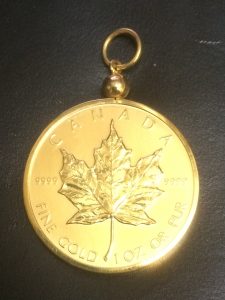 カナダ メイプルリーフコイン 純金 1オンス 31.1ｇ K24