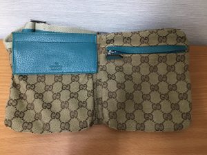 グッチのウエストポーチを買取させて頂いた大吉羽曳野店です!