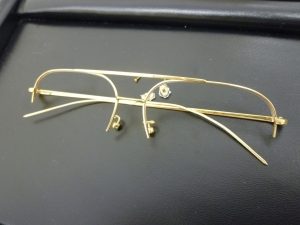 金無垢メガネフレームお買取りしました。岡山県大吉ゆめタウン倉敷店