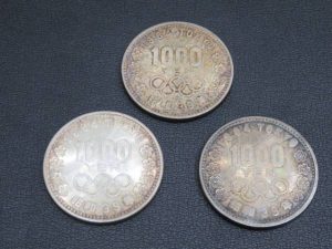 1000円銀貨をお買取りいたしました。日置市の大吉グラード伊集院店です。