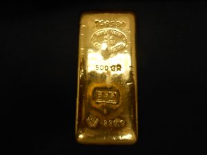 金インゴットお買取しました!