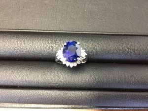 サファイア付き指輪を買取させて頂いた大吉羽曳野店です！